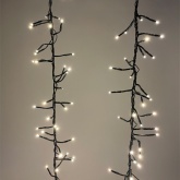 Гирлянда ЭРА ENIN - GW LED Нить Мишура 3,9м зеленый провод, теплый свет, 220V 5056396208303