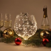 Гирлянда ЭРА ENIN - GW LED Нить Мишура 3,9м зеленый провод, теплый свет, 220V 5056396208303