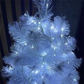 Гирлянда ЭРА ENIN - WC LED Мишура 3,9м белый провод, холодный свет, 220V 5056396208327