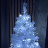 Гирлянда ЭРА ENIN - WC LED Мишура 3,9м белый провод, холодный свет, 220V 5056396208327