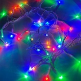 Гирлянда ЭРА ENIN - WM LED Мишура 3.9м белый провод, мультиколор, 220V 5056396208341