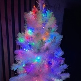 Гирлянда ЭРА ENIN - WM LED Мишура 3.9м белый провод, мультиколор, 220V 5056396208341