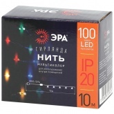 Гирлянда ЭРА ENIN -10NM LED Нить 10м мультиколор 220V IP20 5056396208204