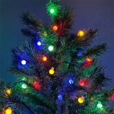 Гирлянда ЭРА ENIN - 15BM LED Нить Шарики d15мм, 5м мультиколор, 220V 5056396208242