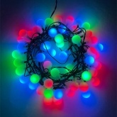 Гирлянда ЭРА ENIN - 18BM LED Нить Шарики d18мм, 5м мультиколор, 220V 5056396208266