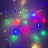 Гирлянда ЭРА ENIN -5NM LED Нить 5м мультиколор, АА 5056396208082