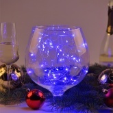 Гирлянда ЭРА ENIN -5NB LED Нить 5м синий свет, АА 5056396208143