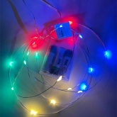 Гирлянда ENIN-2M ЭРА LED Нить 2m мультиколор, 3xAA, IP20