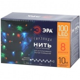 Гирлянда ENIN-10M ЭРА LED Нить 10m мультиколор 8 режимов, 220V, IP20 5056306024627