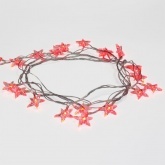 Гирлянда светодиодная Звездочки 20 LED КРАСНЫЕ 2,8 метра 230V IP20