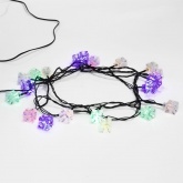 Гирлянда светодиодная Кубики, 20 LED мультиколор 2,8 метра с контроллером 230V IP20