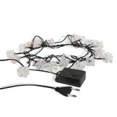 Гирлянда светодиодная Кубики, 20 LED мультиколор 2,8 метра с контроллером 230V IP20