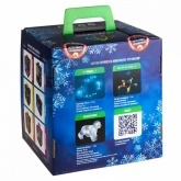 Набор для новогоднего украшения интерьера Спальня, цвет гирлянд Бирюзовый