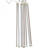 Гирлянда Тающие сосульки белые LED, 4шт x 20см, шаг 50см IP20 230V с блоком питания 24V