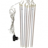 Гирлянда Тающие сосульки мультиколор LED, 8х50см, шаг 50см IP20 230V с блоком питания 24V