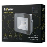 Прожектор светодиодный Navigator 14 559 NFL-20-RGBWWW-BL-WIFI-IP65-LED 20W 2700-6500K 1600Lm серый