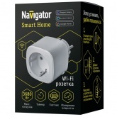Умная розетка Navigator NSH-ST-01-WiFi 3680Вт 16А 100-240В 50/60Гц