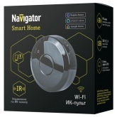 Умный инфракрасный пульт Navigator NSH-SNR-IR01-WiFi питание 5В USB радиус действия 7м