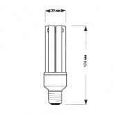 Лампа энергосберегающая Philips Master PL E 27W/865 E27