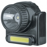 Фонарь налобный Navigator 14 486 NPT-H20-ACCU 1COB LED 3W+1LED 3W аккумулятор 4V 500mAh 4 режима