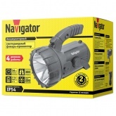 Фонарь Navigator 94 975 NPT-SP12-ACCU Прожектор/Кемпинг 3W/2W/0.5W аккумулятор 3.7V 4Ah