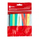 Набор термоусаживаемых трубок EKF (7 цветов по 3шт.) 8/4 100мм