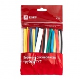 Набор термоусаживаемых трубок EKF (6 цветов по 5шт.) (3/1,5;4/2;5/2,5;6/3;8/4) 100мм