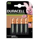 Аккумулятор AA HR6 1.2V 2500mAh Duracell TURBO (упаковка 4шт) 098664