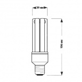 Лампа энергосберегающая Philips Master PL E 33W/865 E27