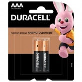 Батарейка Duracell AAA LR03 Basic MN2400 1,5V алкалиновая (упаковка 2шт) 116054