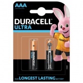 Батарейка AAA Duracell LR03-2BL MN2400 Ultra Power (упаковка 2 шт) 5000394060425