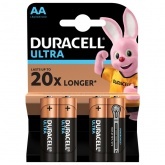 Батарейка AA Duracell LR6-4BL Ultra Power MN1500 (упаковка 4 шт) 5000394062573