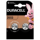 Батарейка Duracell 2032 (DL/CR2032) 3V литиевая для электронных устройств (упаковка 2 шт) 054967