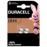 Батарейка Duracell LR44 (A76/V13GA/76A) 1.5V Alkaline для электронных устройств (упаковка 2шт) 50442