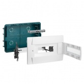 Шкаф пластиковый встраиваемый Legrand Practibox на 12 модулей с шинами N+PE