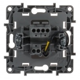 Выключатель с подсветкой Legrand Etika белый