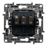 Выключатель трехклавишный Legrand Etika белый