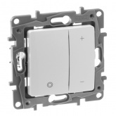 Светорегулятор нажимной Legrand Etika 400W, белый