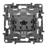 Розетка Legrand Etika без заземления, винтовой зажим, белый