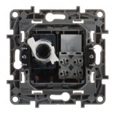 Розетка телефон+компьютер Legrand Etika RJ11+RJ45 Cat5 UTP, белый