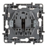 Выключатель двухклавишный Legrand Etika слоновая кость (бежевый)