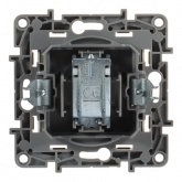 Розетка телевизионная Legrand Etika TV простая 2дБ, 0-2400мГц, слоновая кость (бежевый)