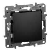 Выключатель Legrand Etika самозажимные клеммы антрацит