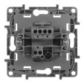 Выключатель Legrand Etika самозажимные клеммы антрацит