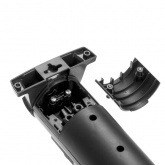 Колодка Legrand Комфорт, черная 16А 3 розетки с выключателем