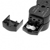 Колодка электрическая на 5 розеток 16А с заземлением и шторками черная Стандарт, Legrand