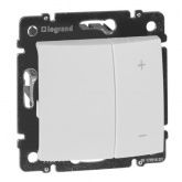 Светорегулятор Legrand Valena нажимной 600W белый