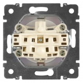 Розетка Legrand Valena с заземлением алюминий