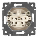 Розетка Legrand Valena с заземлением со шторками слоновая кость (бежевый)