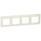 Рамка Legrand Valena 4 поста слоновая кость (бежевый)